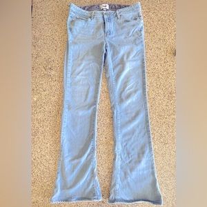 PAIGE Denim Lou Lou Flare, Size 30, Light wash